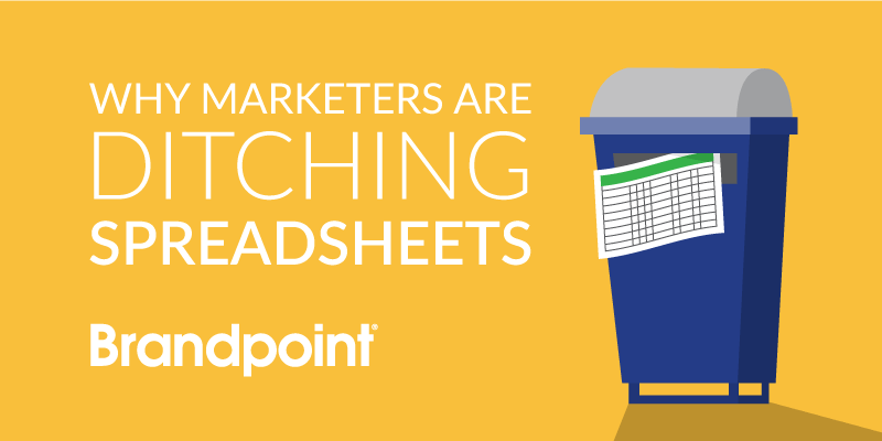 why marketers are ditching spreadsheets