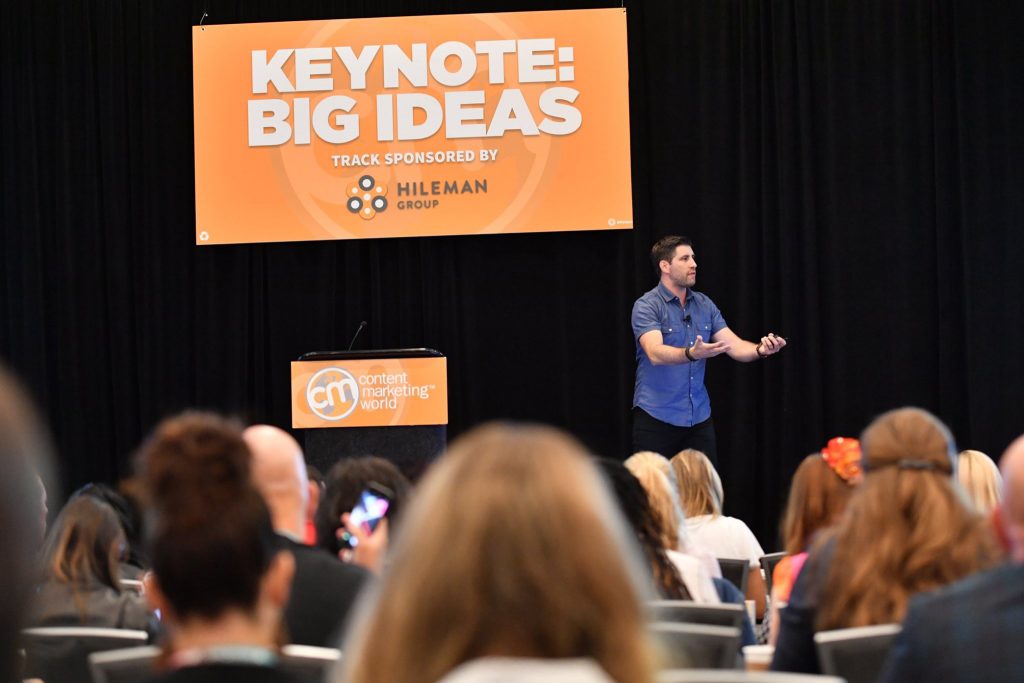 Jay Acunzo at Content Marketing World
